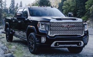 A photo of a 2023 GMC Sierra 2500 parked outdoors near Beloit, Wisconsin.
