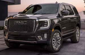 2023 GMC Yukon parked outdoors near Beloit, Wisconsin.